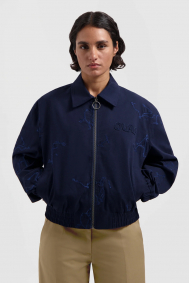 Olaf Hussein Wmn Embro zip jacket