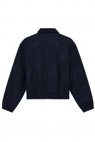 Olaf Hussein Wmn Embro zip jacket