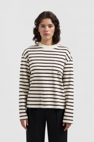 Olaf Hussein Wmn stripe sweatshirt