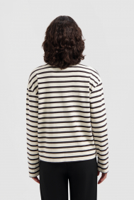 Olaf Hussein Wmn stripe sweatshirt