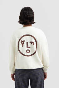 Olaf Hussein Wmn face crewneck