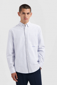 Olaf Hussein Olaf Oxford stripe shirt