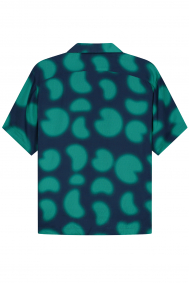 Arte Digital print bowling shirt