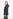 Airforce 4 Pocket parka HRW0428 Zwart