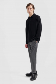 Olaf Hussein olaf-wooly-slim-elasticated-tr
